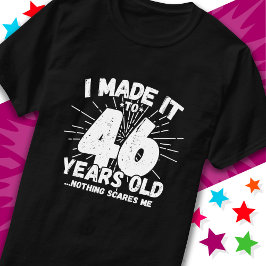 46 år gammalt sarkastiskt minne funny 46:e födelse t shirt