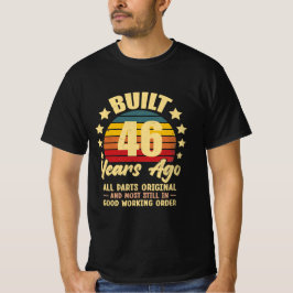 46 år sedan Alla delar original 46-årsdag T Shirt