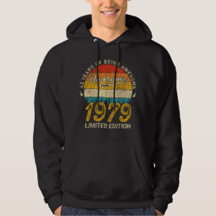 46-åriga 1979 års Retro Fantastisk 46:e födelsedag Hoodie
