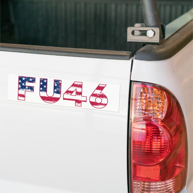 46 Biden Bumper Sticker Bildekal (På lastbil)