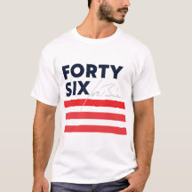 46 - Biden till president White T-Shirt