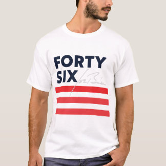 46 - Biden till president White T-Shirt
