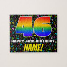 46:e födelsedagen - Roligt, färgstarka musiksymbol