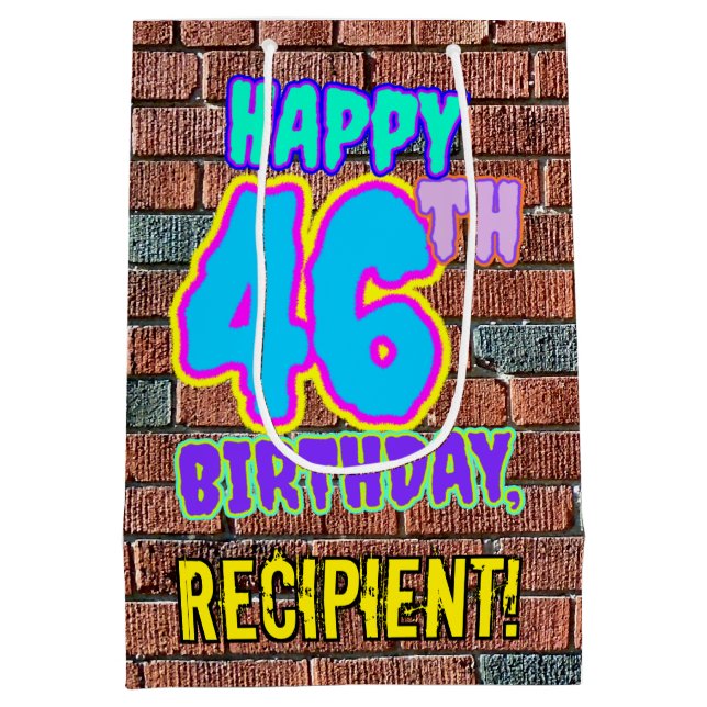 46:e födelsedagen: Roligt, Urban Graffiti Inspired (Baksidan)