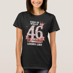 46 & Fabulous I Black Peach Party Group Candid Pho T Shirt