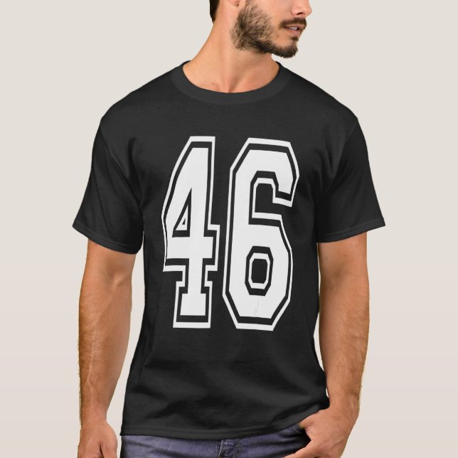 46 Födelsedagskollegiets nummer T Shirt (Framsida)