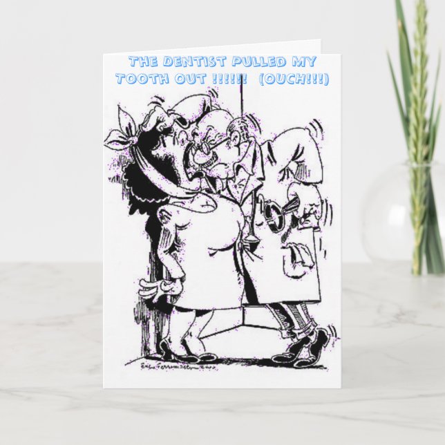 4726a, Dentisten slog ut mitt tand!!!!!!!!!!! .. Kort (Framsida)