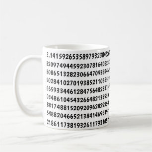 476 siffror av Pi Kaffemugg