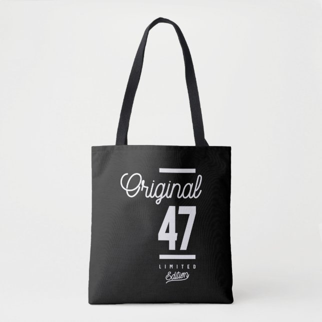 47 år gammal - 47:e födelsedag Funny Gift Tygkasse (Framsida)