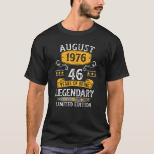 47 år gammal Fantastisk sedan augusti 1975 T Shirt