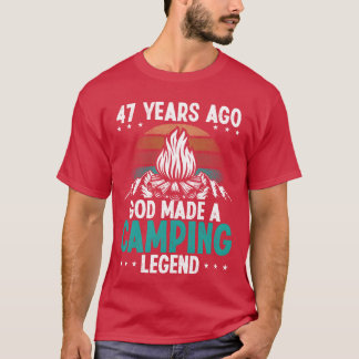 47-årig campinglegend Scout 47-födelsedagscamper T Shirt