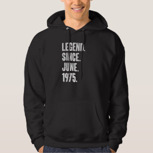 47-årsjubileum sedan juni 1975 hoodie