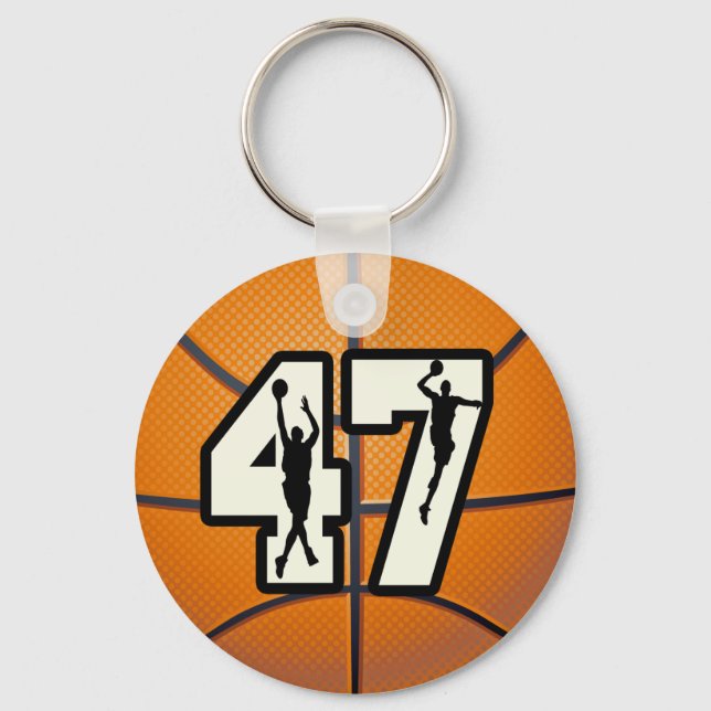 47 basketboll nyckelring (Framsida)