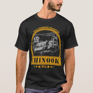 47 Chinook Helicopter T-Shirt