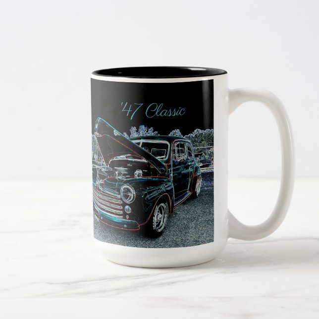 "47 Classic Automobile Två-Tonad Mugg (Höger)