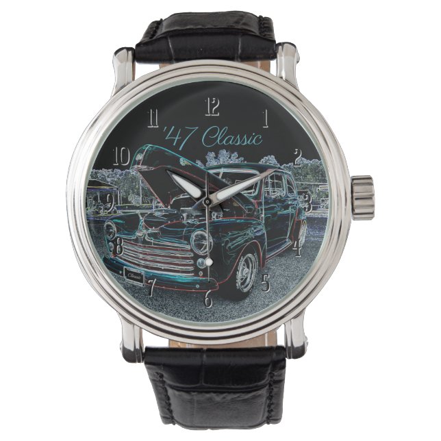 47 Classic Automobile Wrist Watch Armbandsur (Framsida)