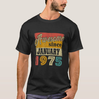 47 Dekoration Fantastisk sedan januari 1975 BIR T Shirt