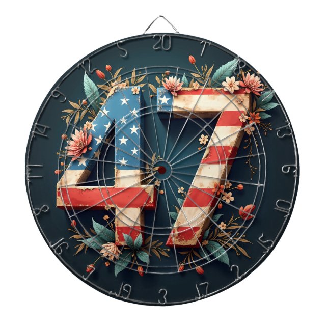 47 Donald Trump Darttavla (Framsidan)