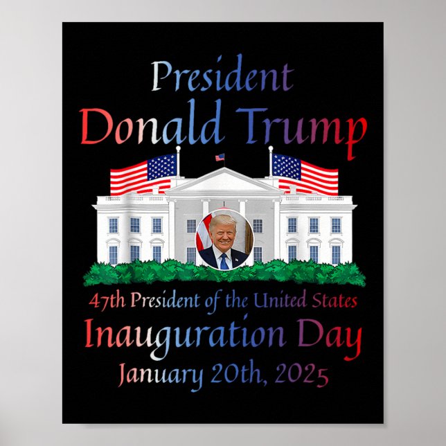 47:e amerikanska presidenten  poster (Framsidan)