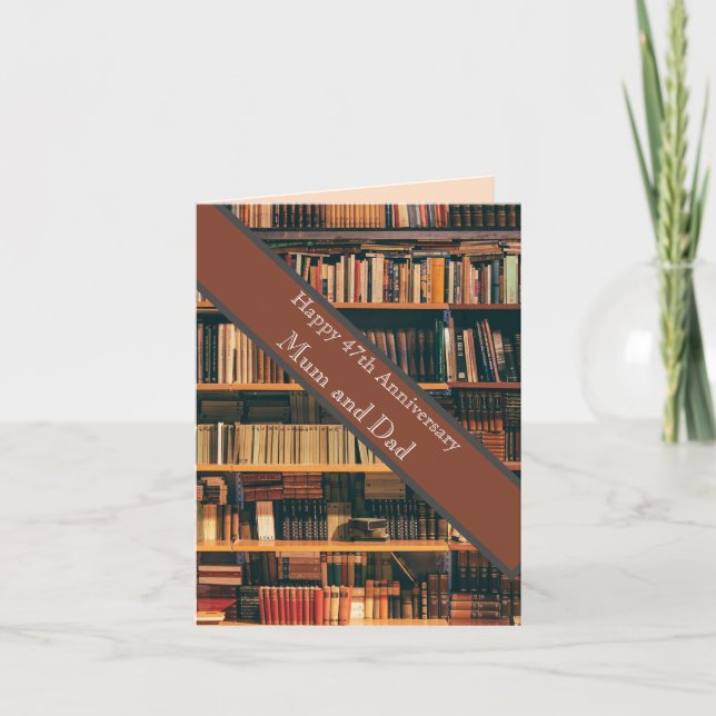 47:e Bröllop-årsdagen Kort (Framsida)