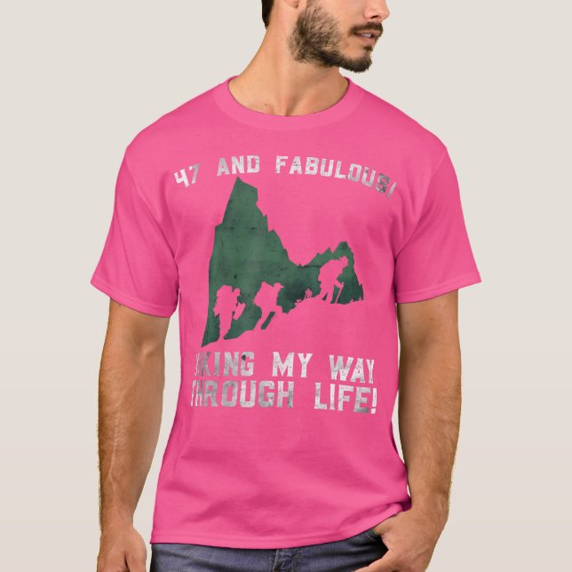 47:e födelsedagen 47 år gamla Mounta T Shirt (Framsida)