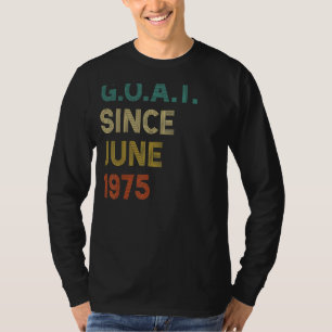 47:e födelsedagen 47 år gammal get sedan juni 1975 t shirt