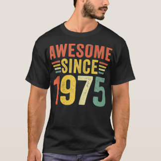 47:e födelsedagen Fantastisk sedan 1975 47 år gamm T Shirt