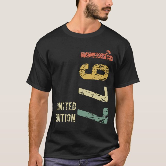 47:e födelsedagsgiftet 1977 Begränsad utgåva 47 år T Shirt (Framsida)