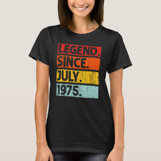 47:e födelsedagslätten sedan juli 1975 47 år gamma t shirt