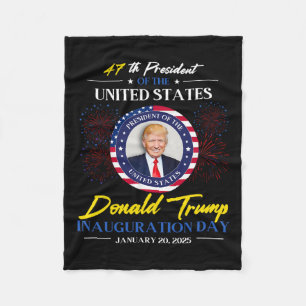 47:e president Donald Trump Inauguration Day 2025 Fleecefilt