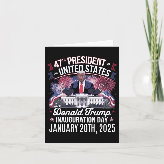 47:e president Donald Trump Inauguration Day 2025 Kort (Framsida)
