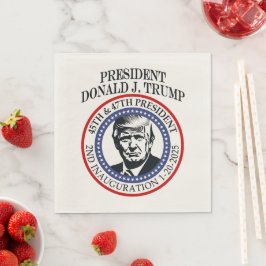 47:e president Donald Trump Inauguration Keepsaké Pappersservett