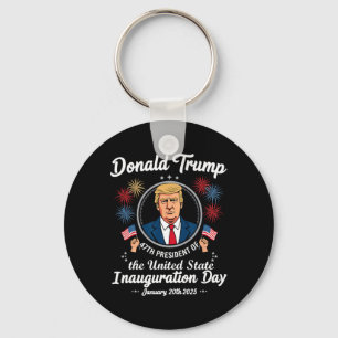 47:e president Donald Trump Invigningsdag 4 Nyckelring