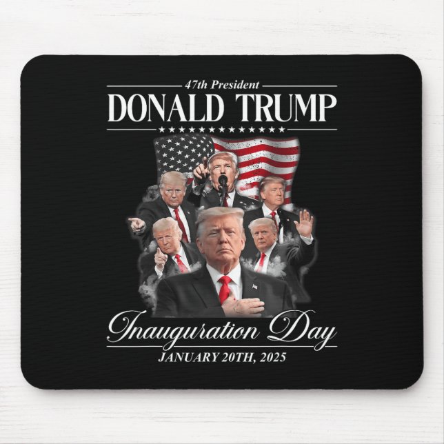 47:e president Donald Trump Invigningsdag Jan 2 Musmatta (Framsidan)