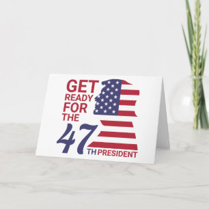 47:e presidenten, American Trump Flagga Kort