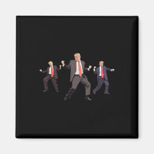 47:e presidenten Donald Trump Dans Vann Kom Över D Magnet