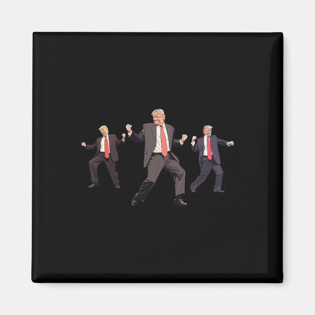 47:e presidenten Donald Trump Dans Vann Kom Över D Magnet (Framsidan)