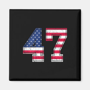 47 Födelsedags Tröja Usa Flagga Sport Team Jersey Magnet