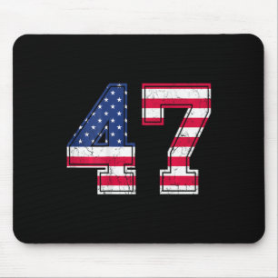 47 Födelsedags Tröja Usa Flagga Sport Team Jersey Musmatta