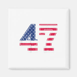 47 Födelsedags Tröja Usa Flagga Sportlag Jersey Ck Magnet