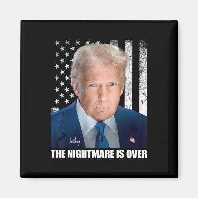 47 President Donald Trump Den skrämmande natten är Magnet (Framsidan)