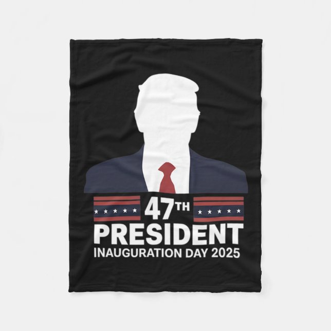 47 President Donald Trump Inauguration Day 2025 2 Fleecefilt (Framsidan)