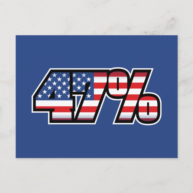 47 procent vykort (Framsida)