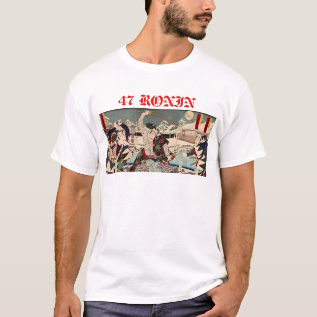 47 RONIN Kunichika, Chushingura T-shirt (Framsida)