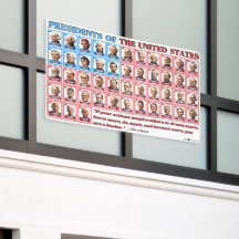 47 Tecknader USA:s presidenter Trump Utomhusbander