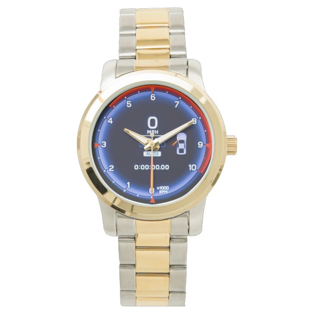 47. Tillbehör till Lexus_LFA_speedometer-Logotyp Armbandsur (Framsida)