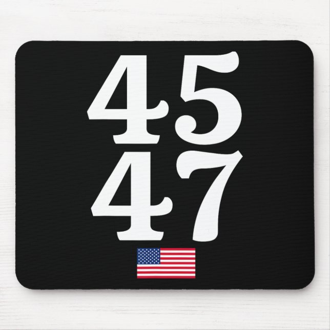 47 Trump 2024 Förenta staternas Flagga Musmatta (Framsidan)