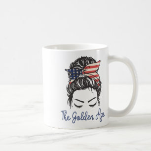 47 Trump Guldålder Invigning Usa Amerika Patriot Kaffemugg