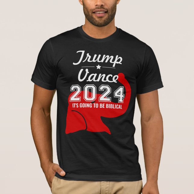 47 Trump J. D. Vance 2024 T Shirt (Framsida)