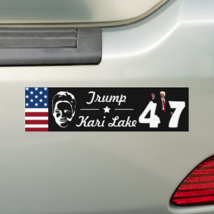 47 Trump Kari Sjö 2024 Bildekal